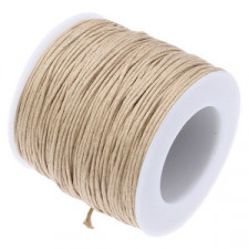 Wax cord 1.0 mm Camel